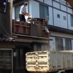 【解体動画 富山】木造住宅の二階部分手壊し解体工事（高岡市）